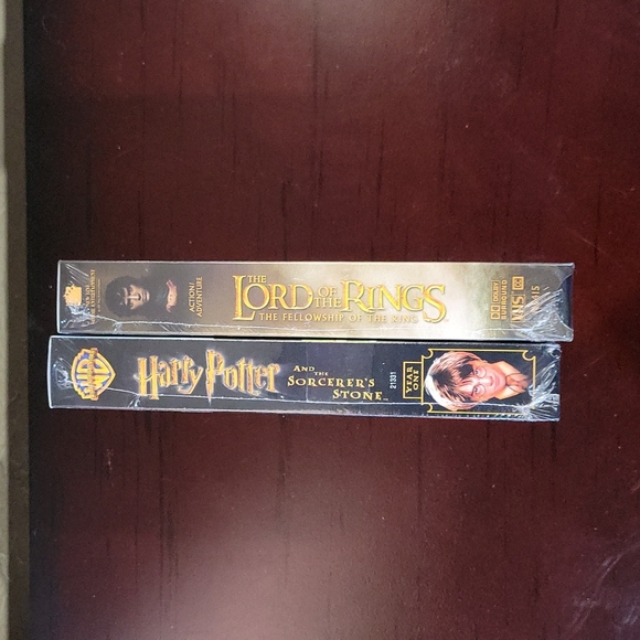 Vintage Sealed VHS tapes Harry Potter & Lord of The Rings Watermarked bundle - Picture 5 of 8